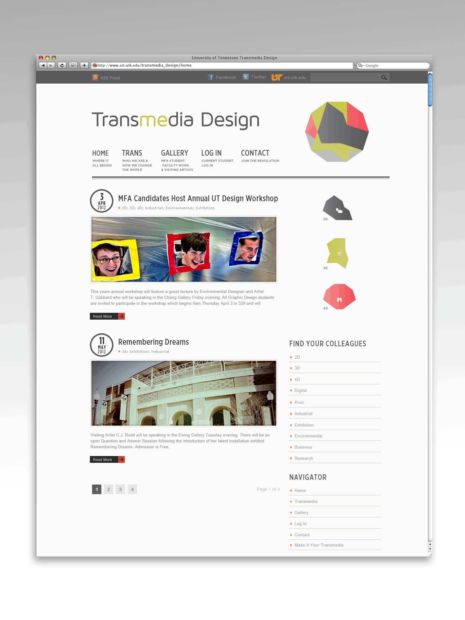 The University of Tennessee Transmedia Design