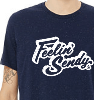 Feelin' Sendy - Speckled Navy Shirt