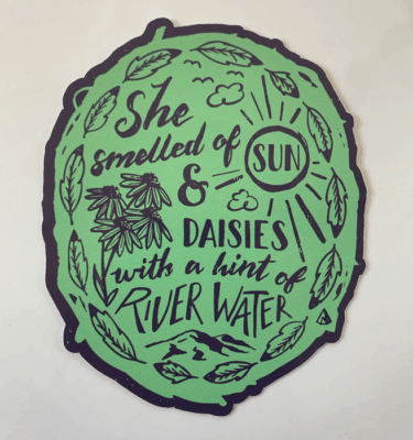 RIVER WATER STICKER